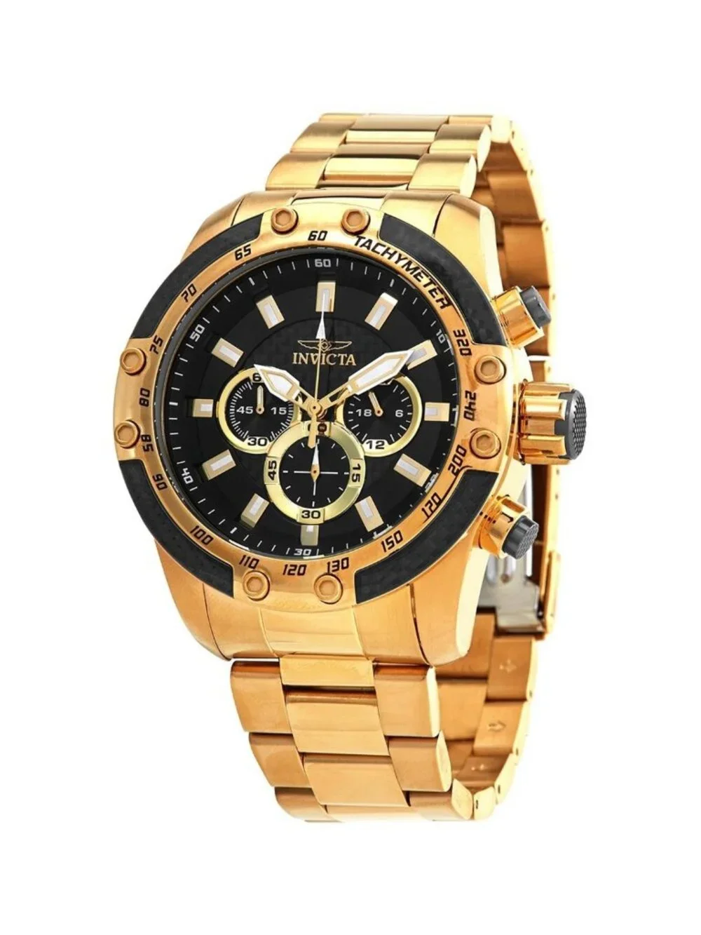 NWT Invicta Speedway Chronograph Black Dial Men's Watch